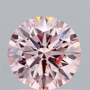 2.02 Carat Round Fancy Vivid Pink VS1 Lab Diamond