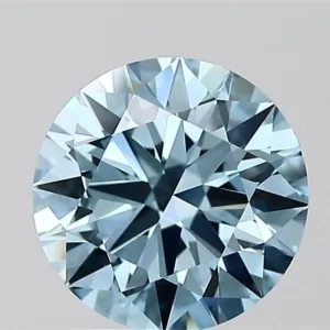 2.04 Carat Round Fancy Intense Blue VS1 Lab Diamond