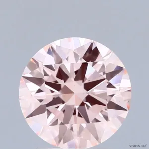 2.04 Carat Round Fancy Intense Pink VS1 Lab Diamond