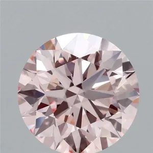 2.04 Carat Round Fancy Intense Pink VS1 Lab Diamond