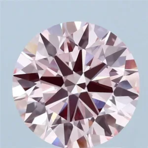 2.04 Carat Round Fancy Intense Pink VVS2 Lab Diamond
