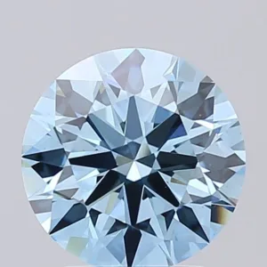 2.06 Carat Round Fancy Vivid Blue VS1 Lab Diamond