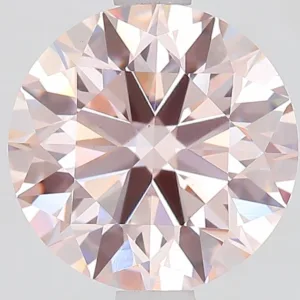 2.09 Carat Round Fancy Light Pink VS1 Lab Diamond