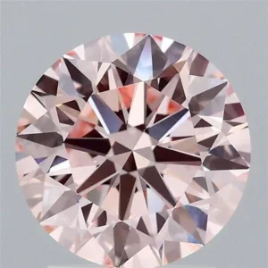 2.1 Carat Round Fancy Intense Pink VVS2 Lab Diamond