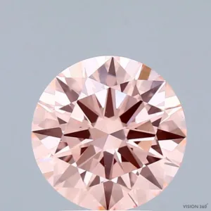 2.12 Carat Round Fancy Intense Pink VS1 Lab Diamond