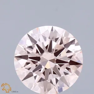 2.12 Carat Round Fancy Intense Pink VS1 Lab Diamond