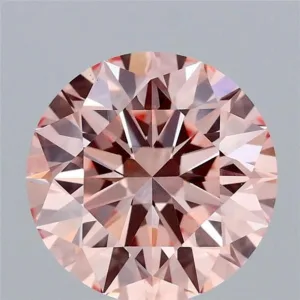 2.13 Carat Round Fancy Intense Pink VS1 Lab Diamond