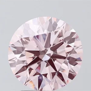 2.14 Carat Round Fancy Intense Pink VS1 Lab Diamond