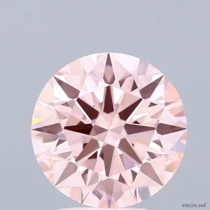 2.14 Carat Round Fancy Intense Pink VS1 Lab Diamond