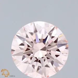 2.14 Carat Round Fancy Pink VVS2 Lab Diamond
