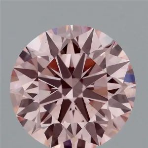 2.21 Carat Round Fancy Intense Pink VS2 Lab Diamond