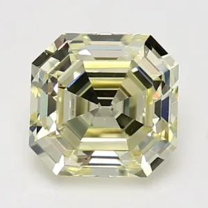 2.24 Carat Asscher Fancy Light Yellow VS2 Natural Diamond