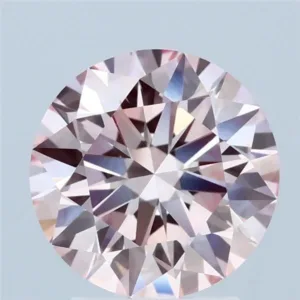 2.5 Carat Round Fancy Intense Pink VVS2 Lab Diamond
