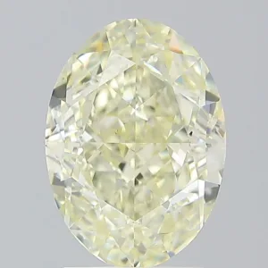 3.01 Carat Oval Violet VS2 Natural Diamond