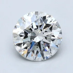 3.01 Carat Round H SI2 Natural Diamond