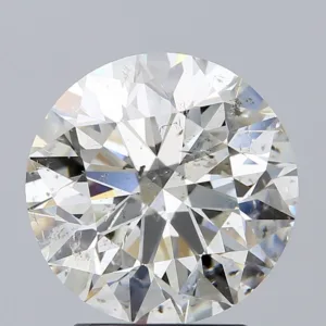 3.01 Carat Round J SI2 Natural Diamond