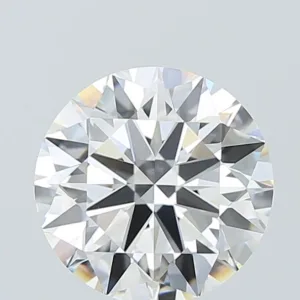 3.02 Carat Round F VVS2 Lab Diamond