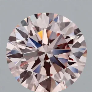 3.02 Carat Round Fancy Pink VVS2 Lab Diamond