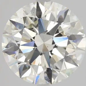 3.02 Carat Round K SI1 Natural Diamond