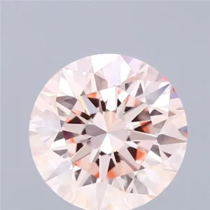 3.03 Carat Round Fancy Pink VVS1 Lab Diamond
