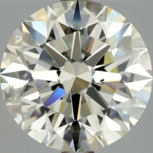 3.03 Carat Round L SI1 Natural Diamond