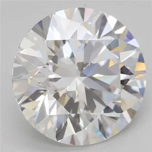 3.04 Carat Round E VVS2 Lab Diamond