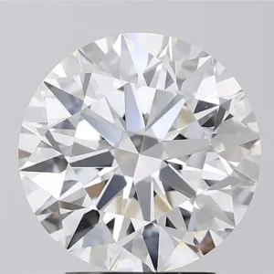 3.06 Carat Round F VVS2 Lab Diamond