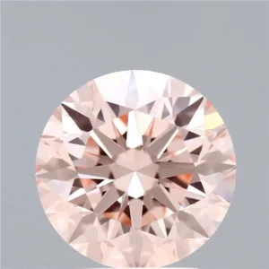 3.06 Carat Round Fancy Intense Pink VS1 Lab Diamond