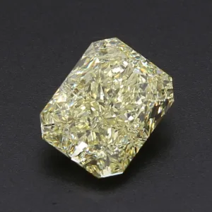 3.07 Carat Radiant Fancy Yellow VVS1 Natural Diamond