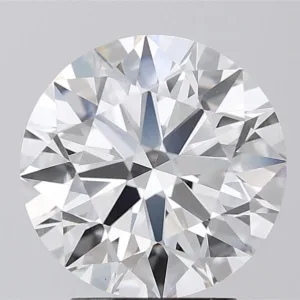 3.07 Carat Round F VVS2 Lab Diamond
