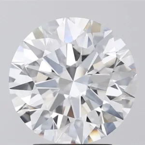 3.07 Carat Round F VVS2 Lab Diamond
