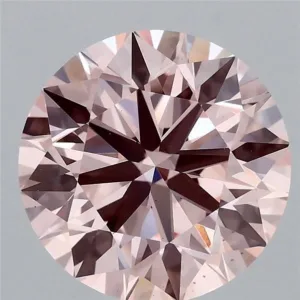 3.07 Carat Round Fancy Intense Pink VS1 Lab Diamond