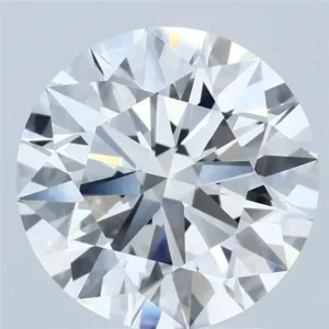 3.08 Carat Round E VVS2 Lab Diamond