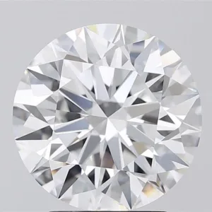 3.08 Carat Round F VVS2 Lab Diamond