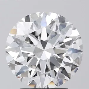 3.08 Carat Round F VVS2 Lab Diamond