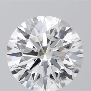 3.08 Carat Round F VVS2 Lab Diamond