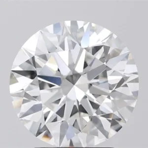3.08 Carat Round F VVS2 Lab Diamond