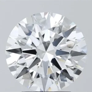 3.08 Carat Round F VVS2 Lab Diamond