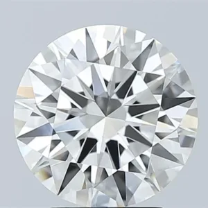 3.08 Carat Round F VVS2 Lab Diamond