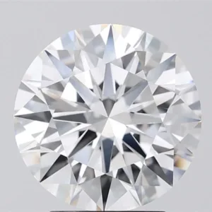 3.08 Carat Round F VVS2 Lab Diamond