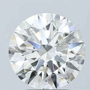 3.08 Carat Round F VVS2 Lab Diamond