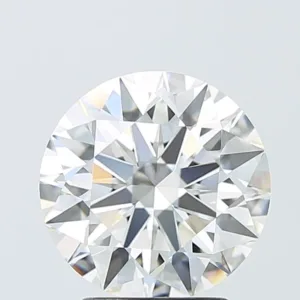 3.09 Carat Round F VVS2 Lab Diamond