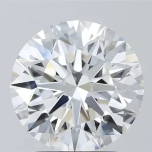 3.09 Carat Round F VVS2 Lab Diamond