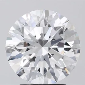 3.09 Carat Round F VVS2 Lab Diamond