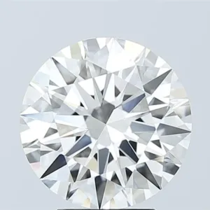 3.09 Carat Round F VVS2 Lab Diamond