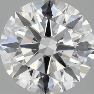 3.09 Carat Round F VVS2 Lab Diamond