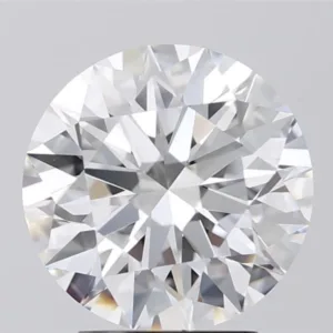 3.09 Carat Round F VVS2 Lab Diamond