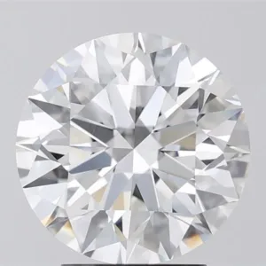 3.09 Carat Round F VVS2 Lab Diamond