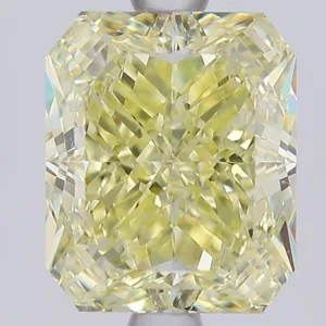 3.13 Carat Radiant Fancy Yellow VS1 Natural Diamond