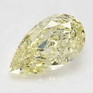 3.25 Carat Pear Fancy Yellow VS1 Natural Diamond